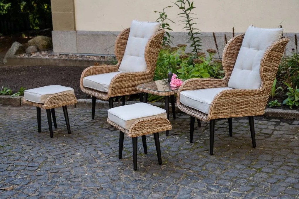 Zostava záhradného nábytku APERTO z technoratanu