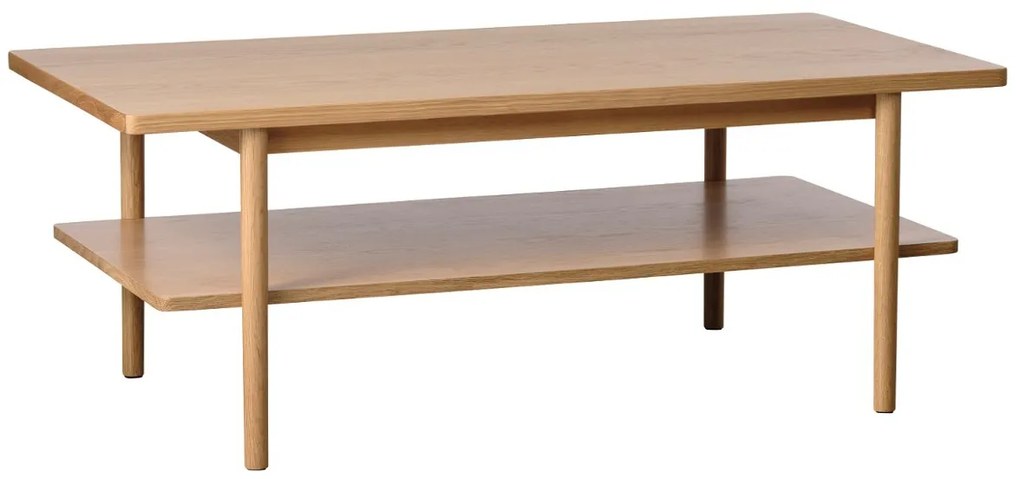 Dizajnový konferenčný stolík Zayleigh 120 cm vzor dub