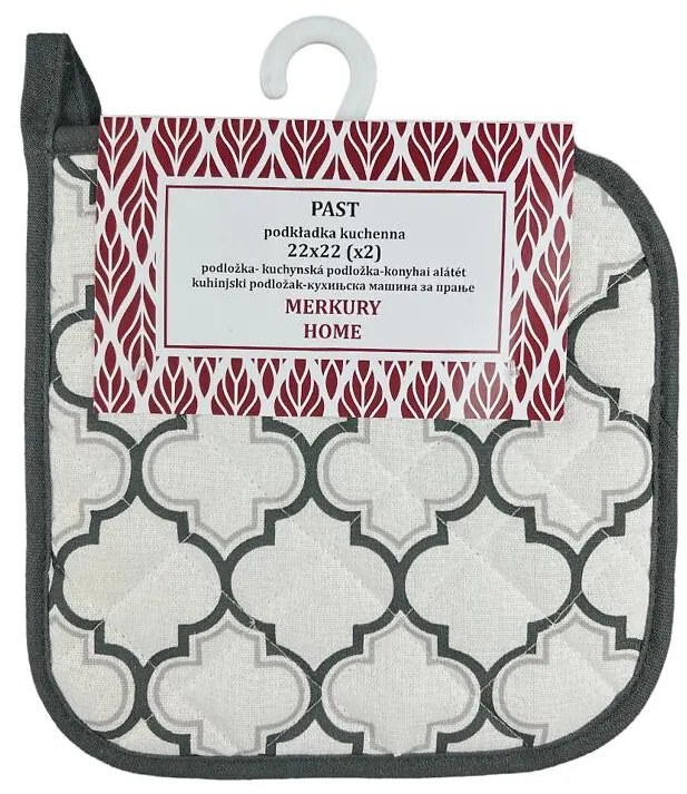 Kuchynská chňapka PAST tmavosivá