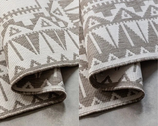 Obojstranný koberec Elle Decoration GEMINI Dynamic linen
