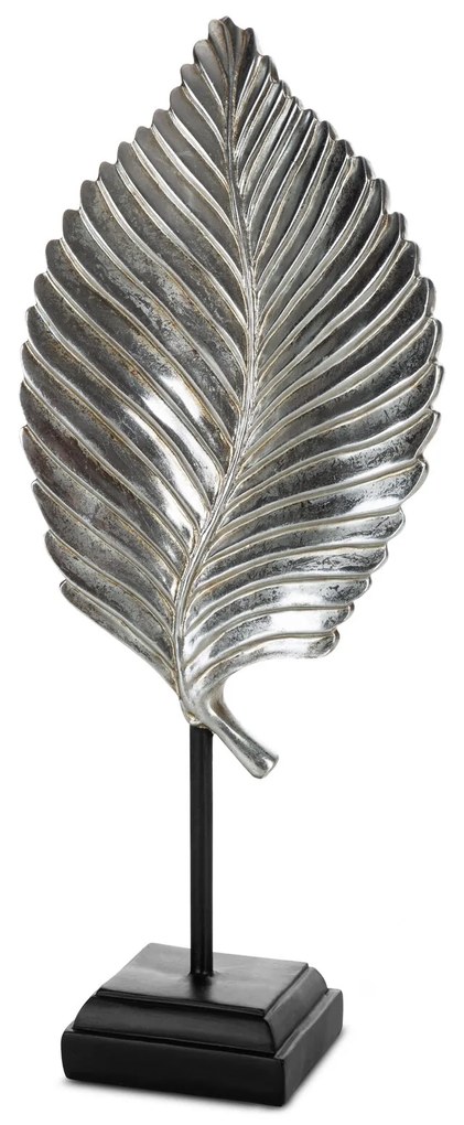 DEKORAČNÁ SOŠKA LIFI 16X10X39 CM STRIEBORNÁ