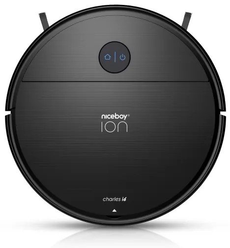 Niceboy ION Charles i6 - Inteligentný robotický vysávač 2v1 2600 mAh Wi-Fi čierna