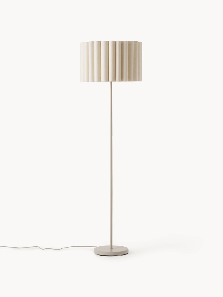 Ľanová stojacia lampa Lucina