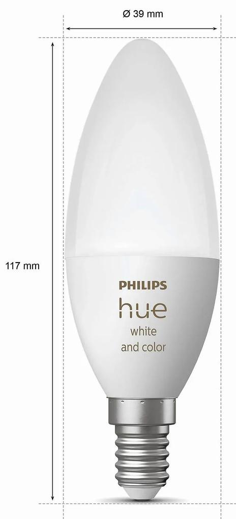 6x Philips Hue sviečka White&Color Amb. E14 5,3W