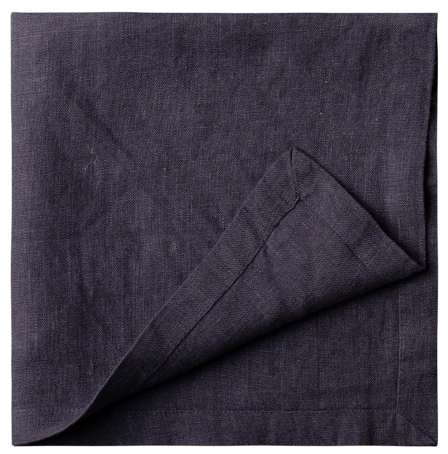 Antracitové ľanové obrúsky 50 x 50 cm 2 ks - Gaya Ambiente - 596435
