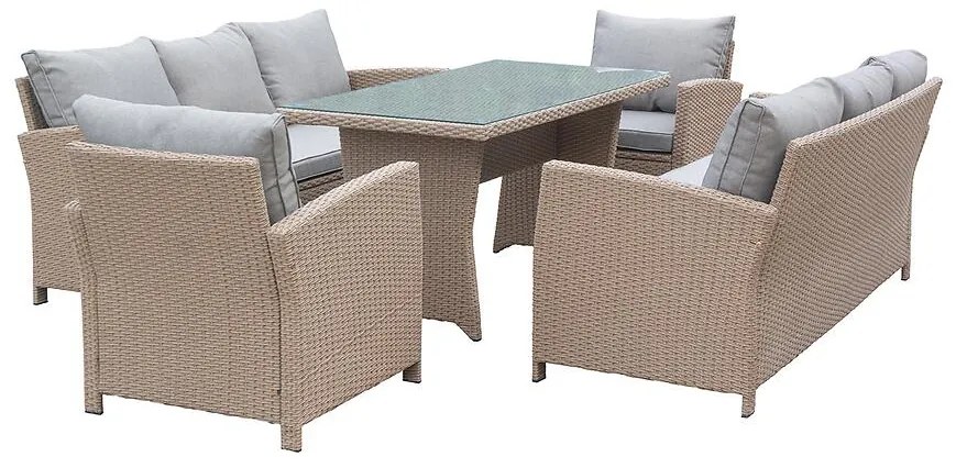 Komplet technoratanový Bados natural