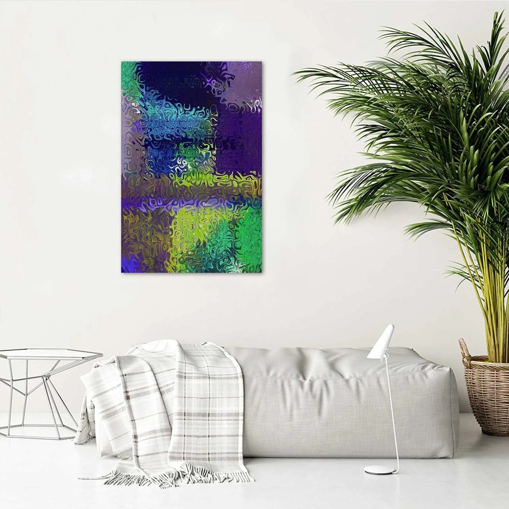 Gario Plagát Fialová abstrakcia Farba rámu: Bez rámu, Rozmery: 70 x 100 cm