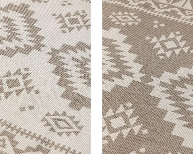 Obojstranný koberec Elle Decoration GEMINI Dynamic linen