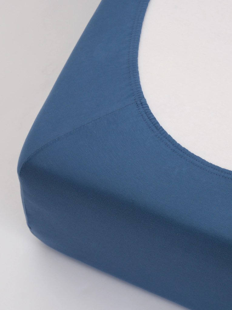 Jersey plachta s elastanom Deluxe 140 × 200 cm – námornícká modrá
