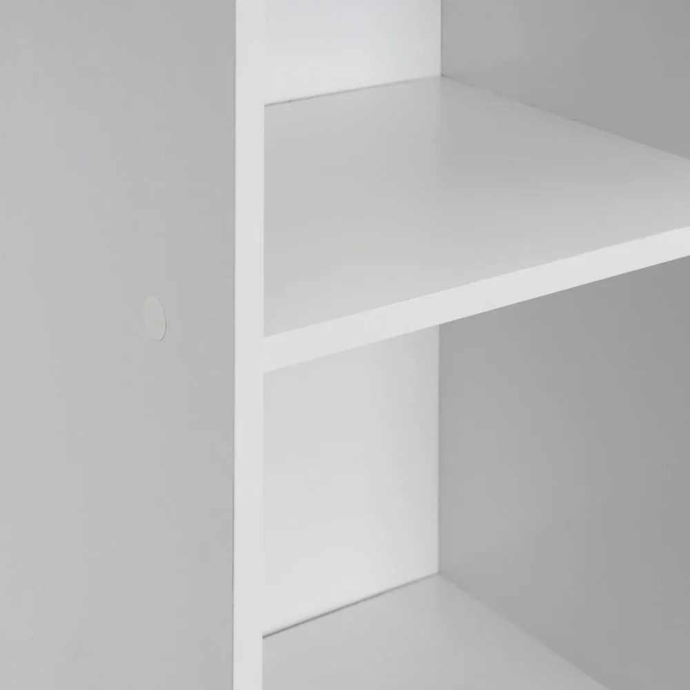 Biela knižnica 30x106x24 cm Cube – Casa Selección