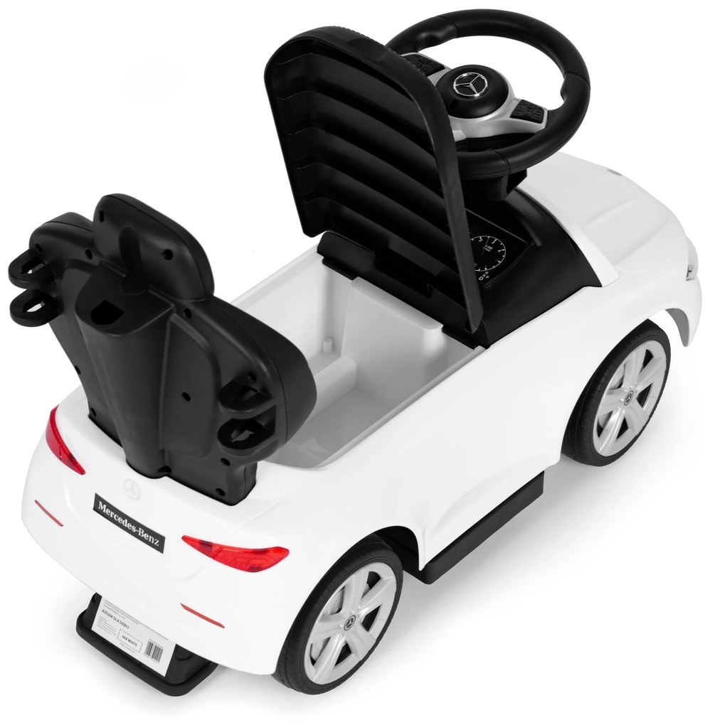 Odrážadlo Mercedes C CLASS, interaktívny volant, WHITE