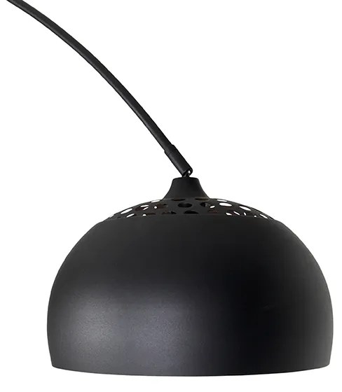Moderná oblúková stojaca lampa čierna - XXL