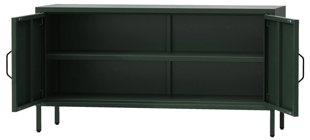 TV stolík na nožičkách ROSA, 1150 x 595 x 400 mm, Modern: fľaškovo zelená farba