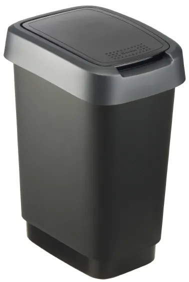 ROTHO TWIST odpadkový kôš 10L / šedá