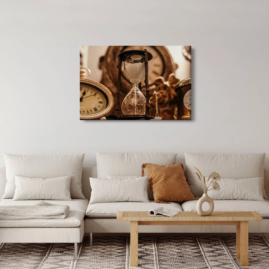 Obraz - presýpacie hodiny (90x60 cm)