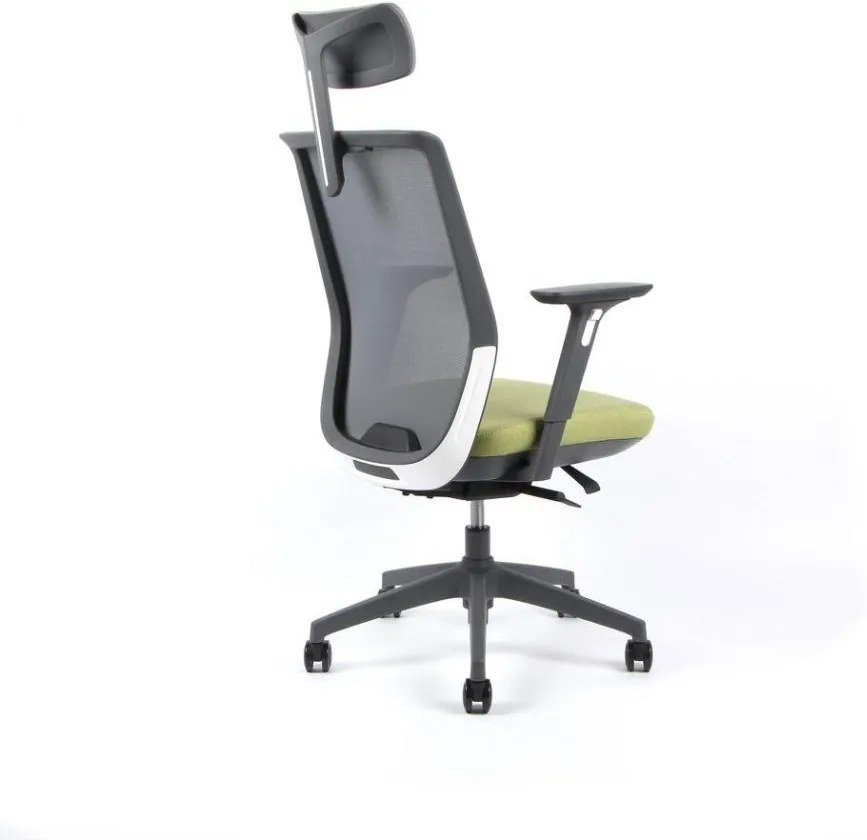 OFFICE PRO -  OFFICE PRO Kancelárska stolička PORTIA sivá zelená