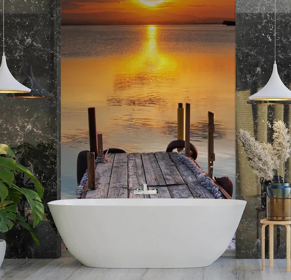 Gario Fototapeta Plť pri západe slnka Materiál: Vliesová, Rozmery: 150 x 210 cm