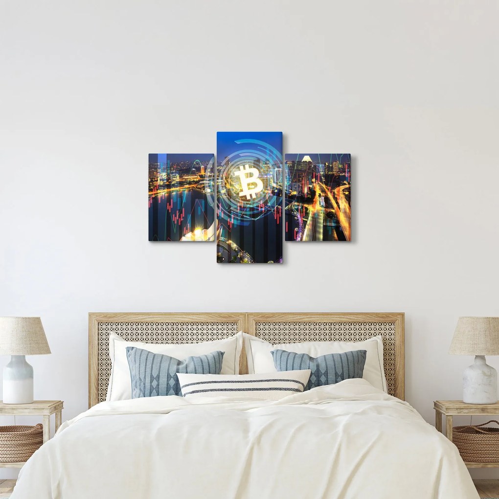 Obraz - Mesto investícií (90x60 cm)
