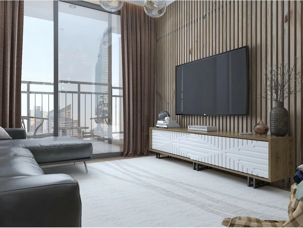 Stojan na televízor Askak White