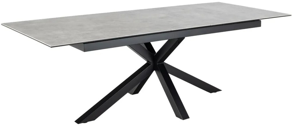 Actona Rozkladací jedálenský stôl Heaven 200/240 - sivá / čierna