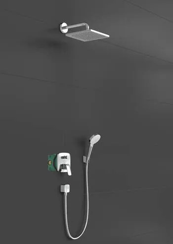 Hansgrohe Crometta E, sprchový systém 240 1jet s pákovou batériou, chrómová, HAN-27957000