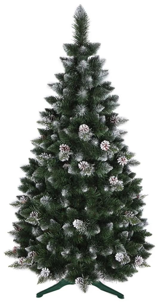 DomTextilu Krásny vianočný stromček zasnežená borovica 180 cm 67001