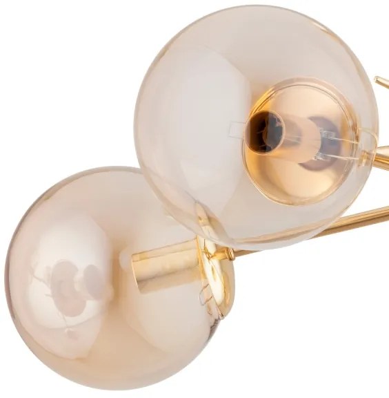 Prisadený luster PRIMERY 5xE14/10W/230V zlatá