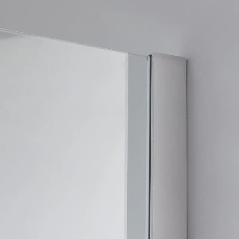 BPS-koupelny Päťuholníkový sprchový kút KZ91A WH 80x80 biela/transparent - bez vaničky