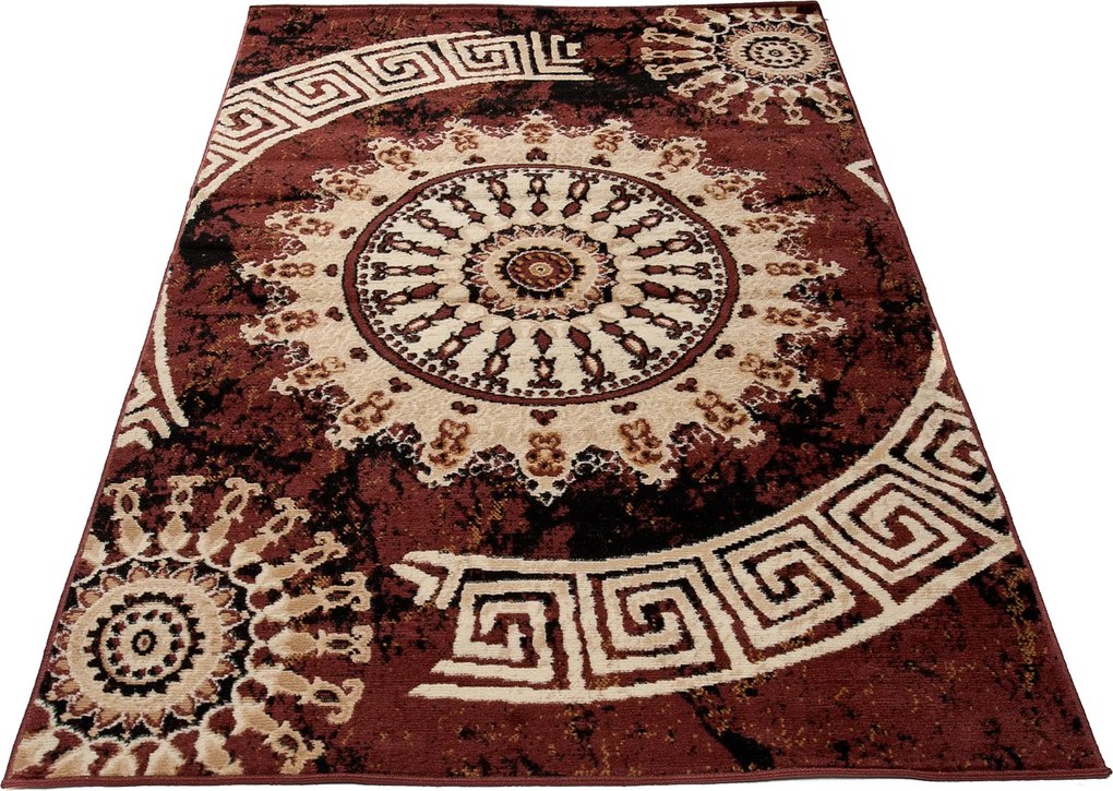 TA Koberec K870A BROWN CHEAP PP BGX Hnedý Obdĺžnikový Rozmer: 140x200 cm