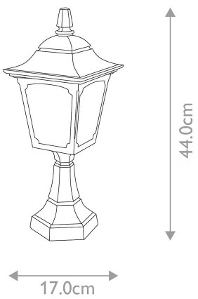Elstead - Vonkajšia lampa CHAPEL 1xE27/100W/230V IP44