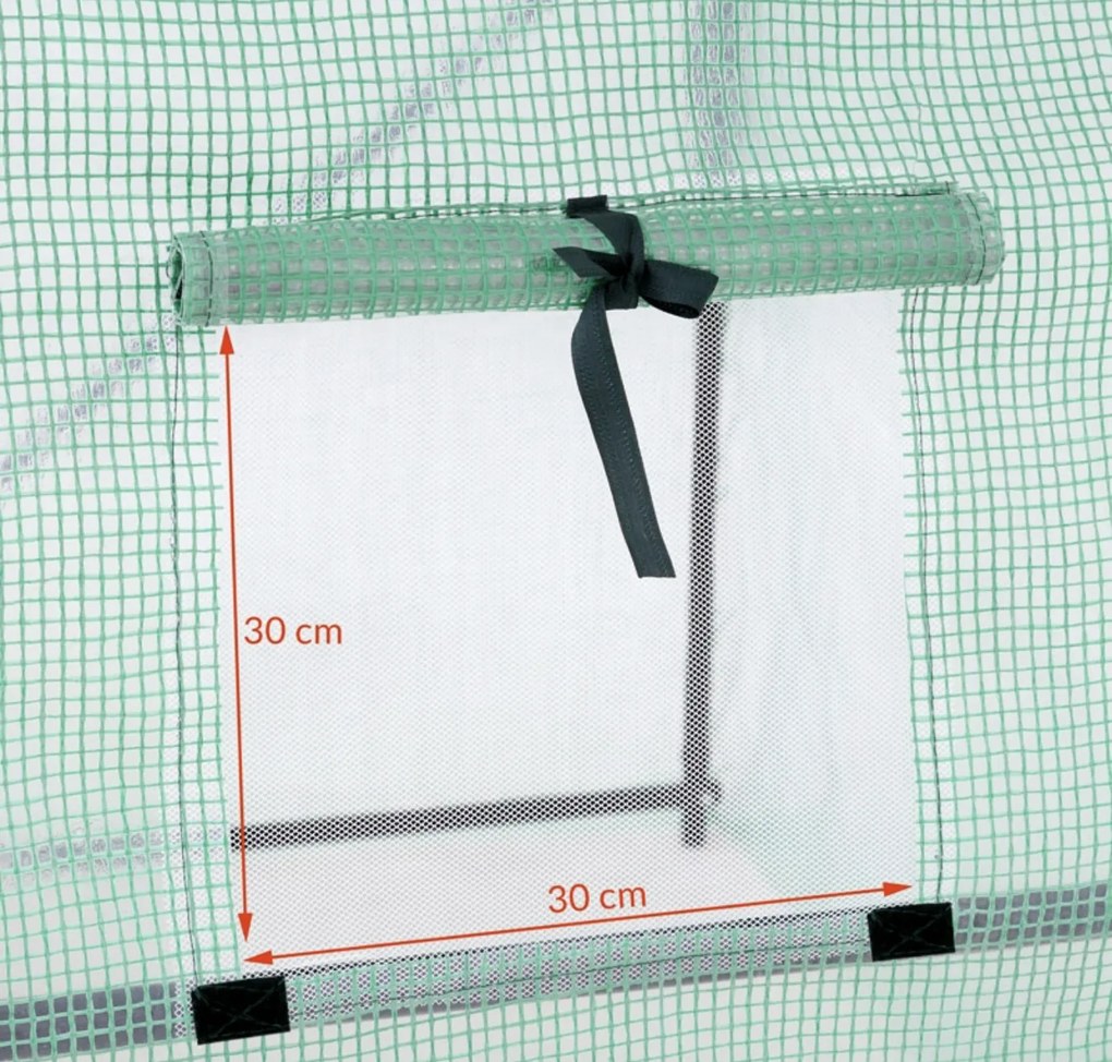 Fóliovník Flynn so 6 segmentmi 350x200 cm zelený
