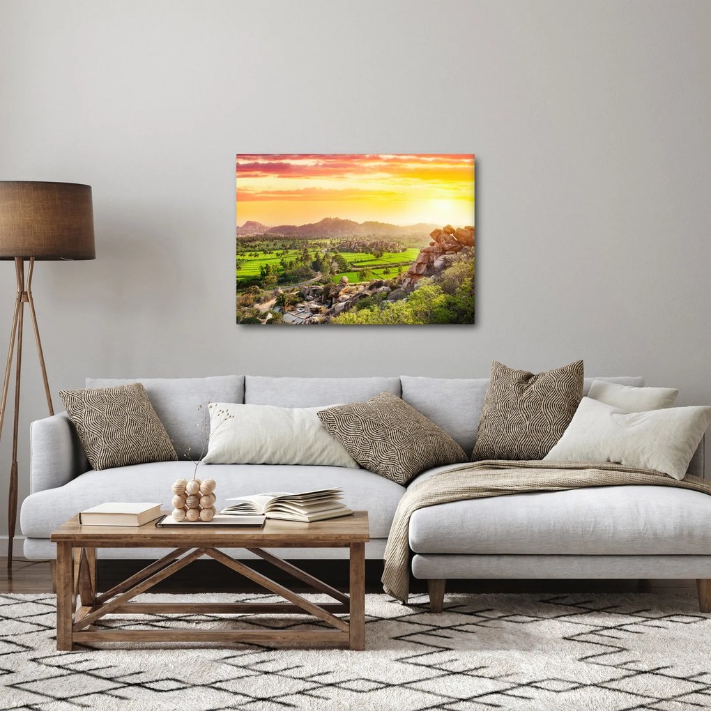 Obraz Hampi údolí v Indii (70x50 cm)
