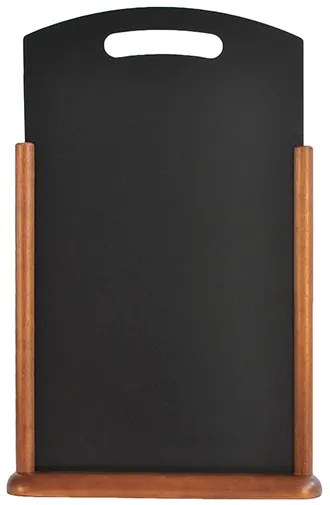 Stolná tabulka Securit HANDLE s popisovateľným povrchom 30x50cm, lakovaný, Dark Brown