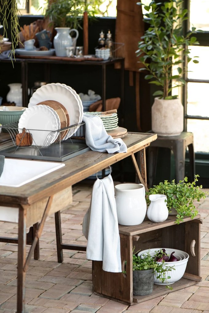 Ib Laursen Tanier keramika biely 19,5 x 2,2 cm 45274