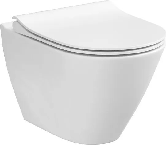Závesné WC + WC sedátko CITY OVAL + tlačidlo SIGMA + podomietkový modul + podložka