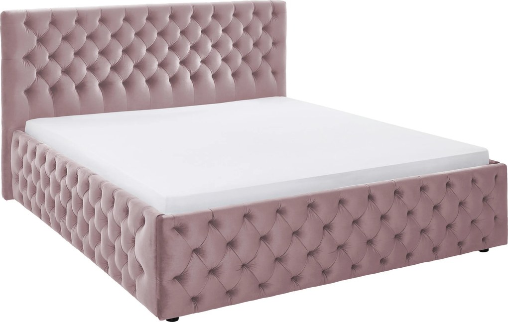 XXXLutz ČALÚNENÁ POSTEĽ, 180/200 cm, orgovánová home24 - Online Only spálne - 001489001011