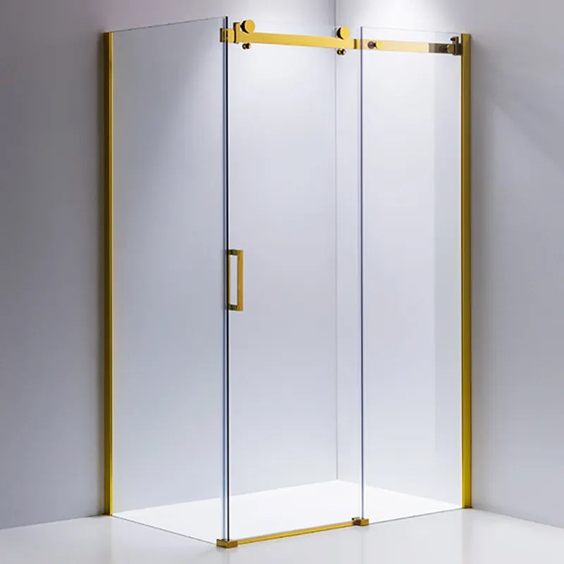 BPS-koupelny Obdĺžnikový sprchový kút HYD-OK203C 120x80 zlatý/transparent - bez vaničky