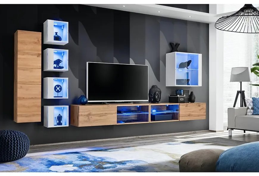 Obývacia Stena Switch Xxvi Wotan/Biely