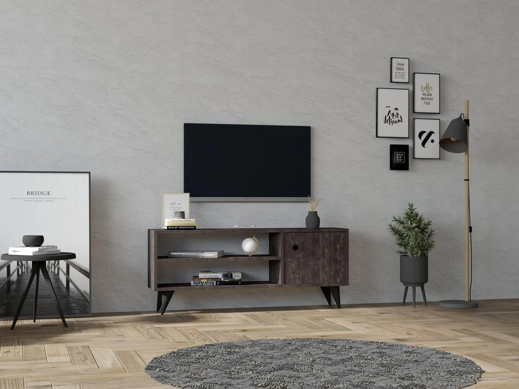 TV stolík/skrinka Telopa (antracit) . Akcia -19%. Vlastná spoľahlivá doprava až k Vám domov. 1095540