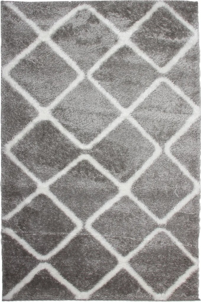 Koberec Boho 613 D.GREY/CREAM rozmery koberec: 60x100 cm