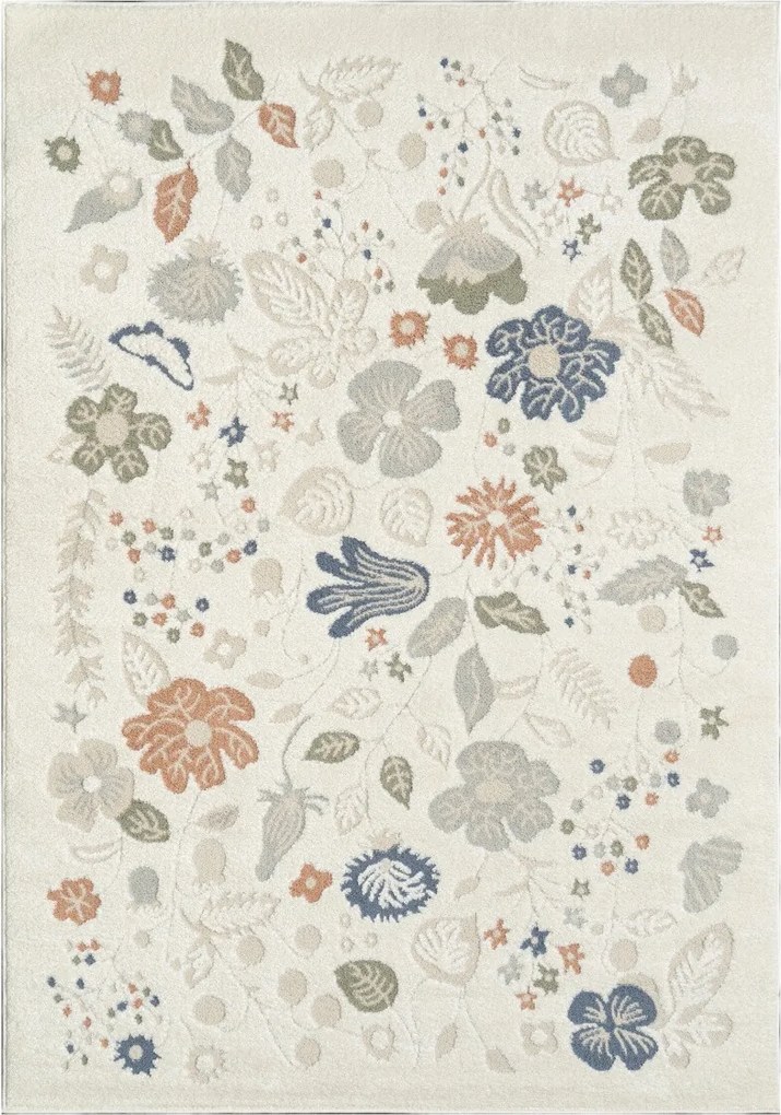 Angel Carpet, Kusový koberec Aurora 25 Cream, 60x110, biela, kancelária