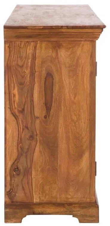 furniture-nabytek.cz - Masívny príborník Merlin II, lakovaný, hnedý – 180×45×90 cm