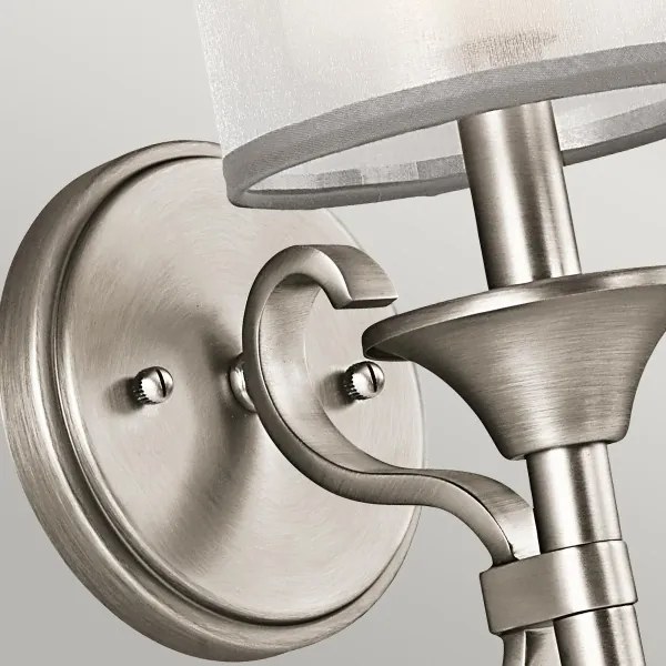 Kichler KL-LACEY1-AP - Nástenné svietidlo LACEY 1xE14/40W/230V matný chróm