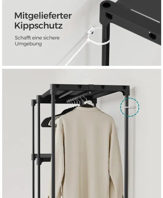 Otvorená šatníková skriňa RYG026B02