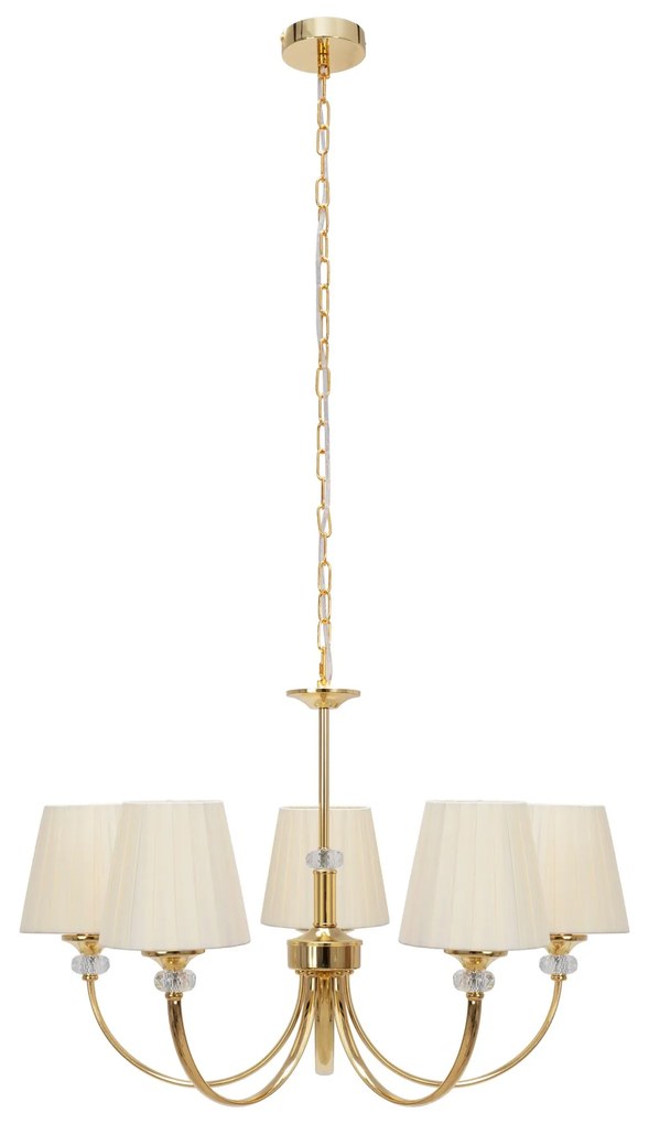 Toolight Toolight, stropná lampa 5xE14 APP1014-5CP, béžová, OSW-05557