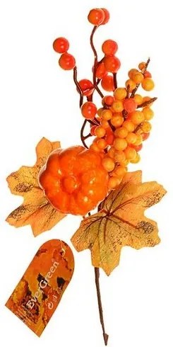 Zápich tekvička, bobuľky, v. 27 cm