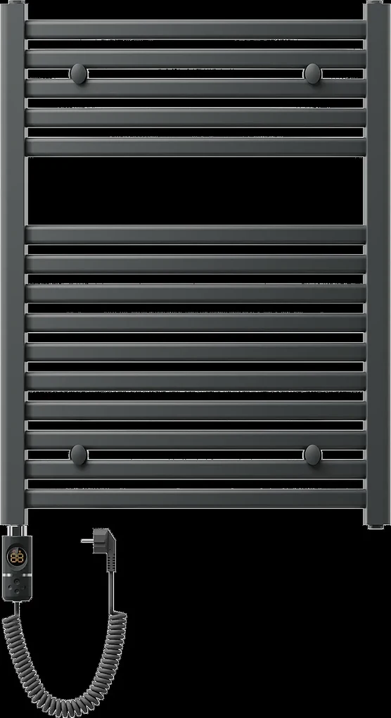 Mexen Helios, elektrické vykurovacie teleso 800 x 600 mm, 600 W, antracitová, W103-0800-600-2600-66