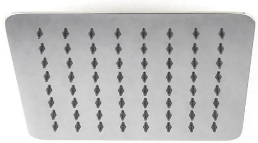 Deante Floks, dažďová hlavica z nerezovej ocele 200x200 mm štvorcová, chrómová, NAC_005K