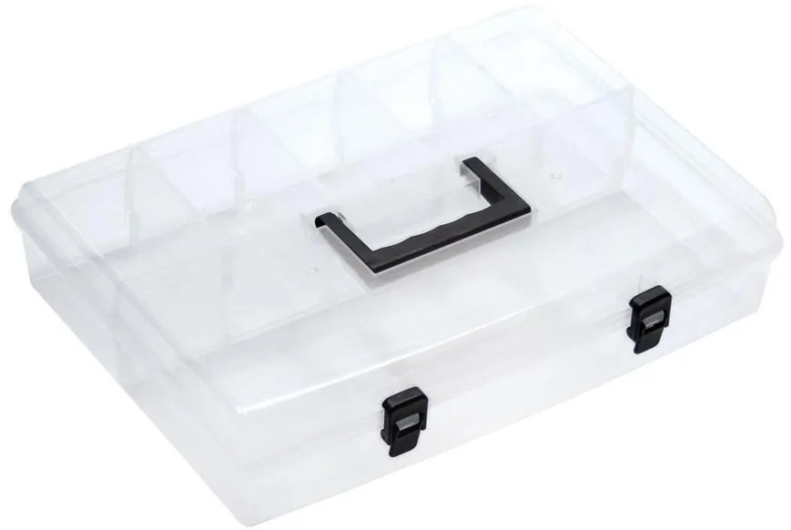 Prosperplast Kufríkový organizér UNIBOX NUN16, 8.5x29.8x40 cm, 6 priečok
