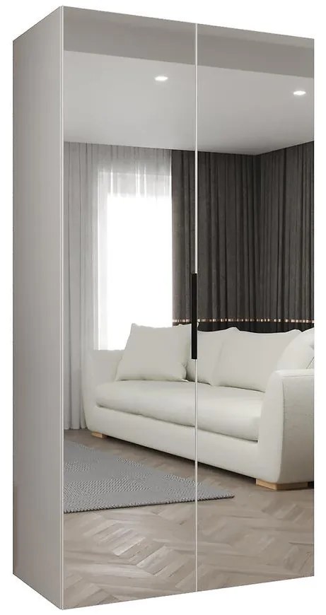 Skriňa Marbella III 100 biela/čierna